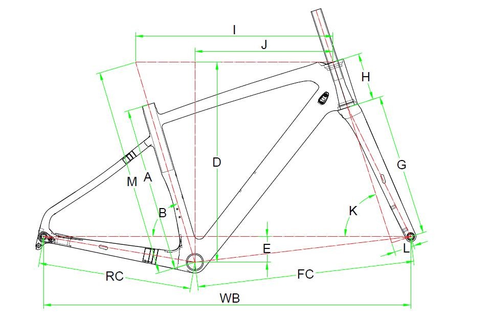 54cm Light Weight Bike Frame