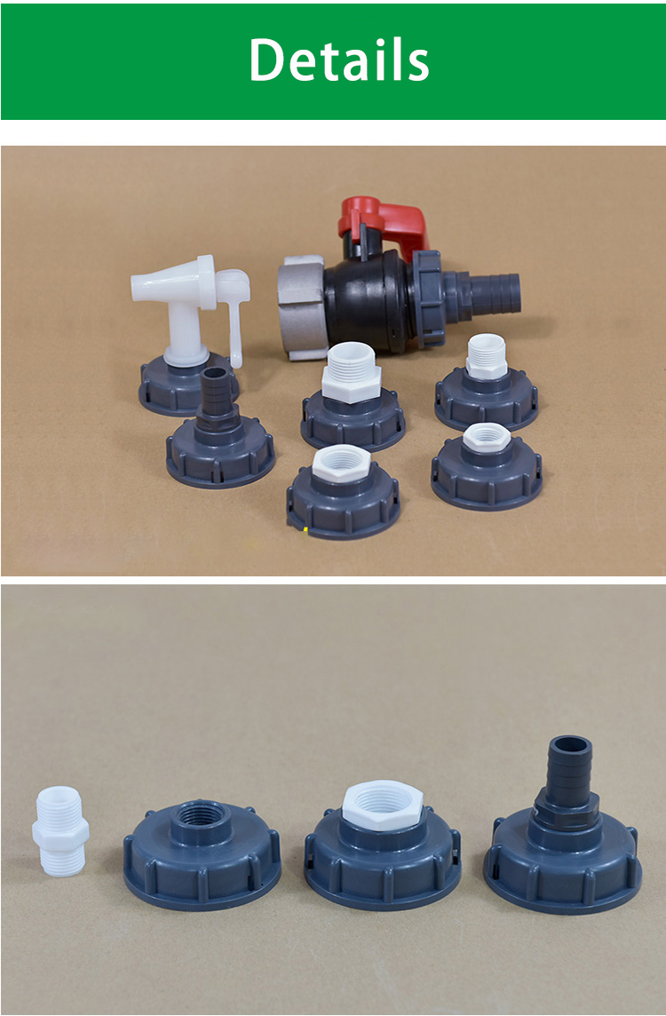 Customized Support OEM IBC Tank Adapter for Home Garden Hose Tap Thread Brass Ball Bibcock