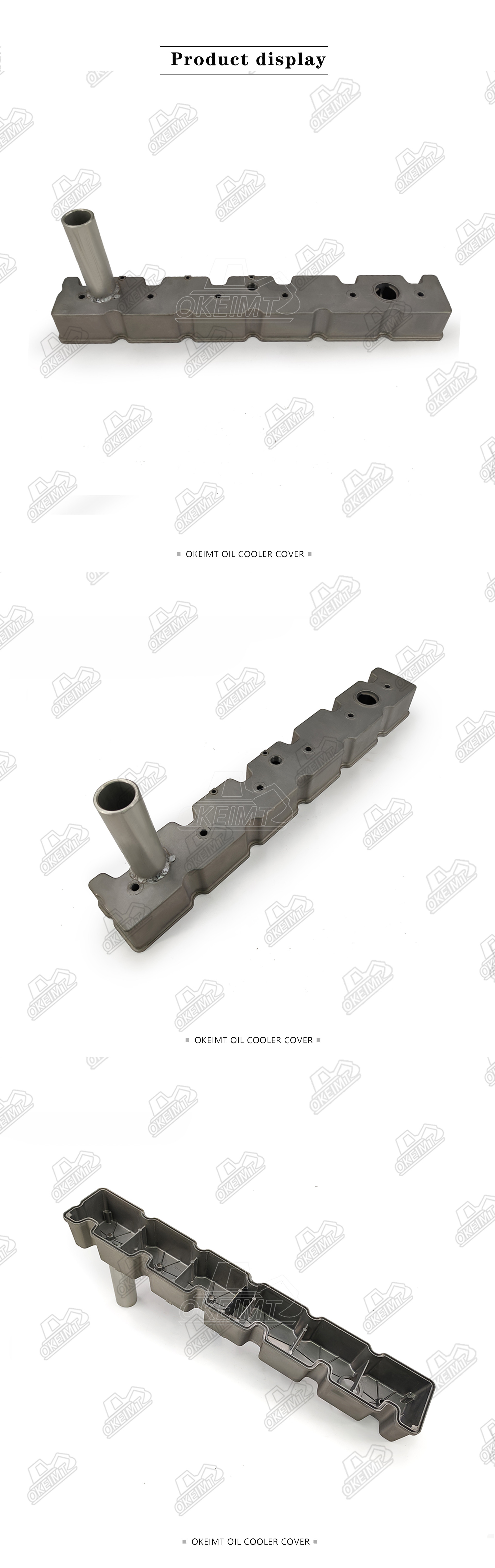 6D114 Engine Valve Cover For Cummins 6CT8.3 Komatsu With Pipe