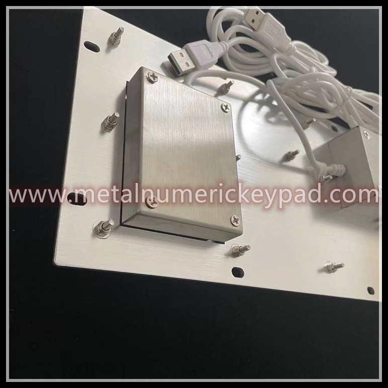 IK07 Metal Industrial Keyboard With Touchpad 304 Stainless Steel
