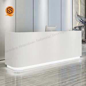Extremely Durable Hotel Reception Counter Front Reception Desk