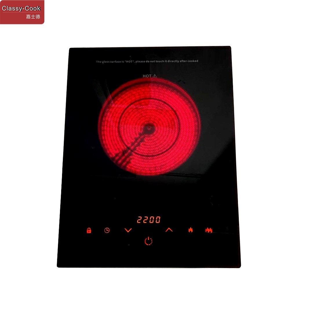 Kitchen Appliance Radiant Electric Infrared Zone Single Burner Ceramic Hob