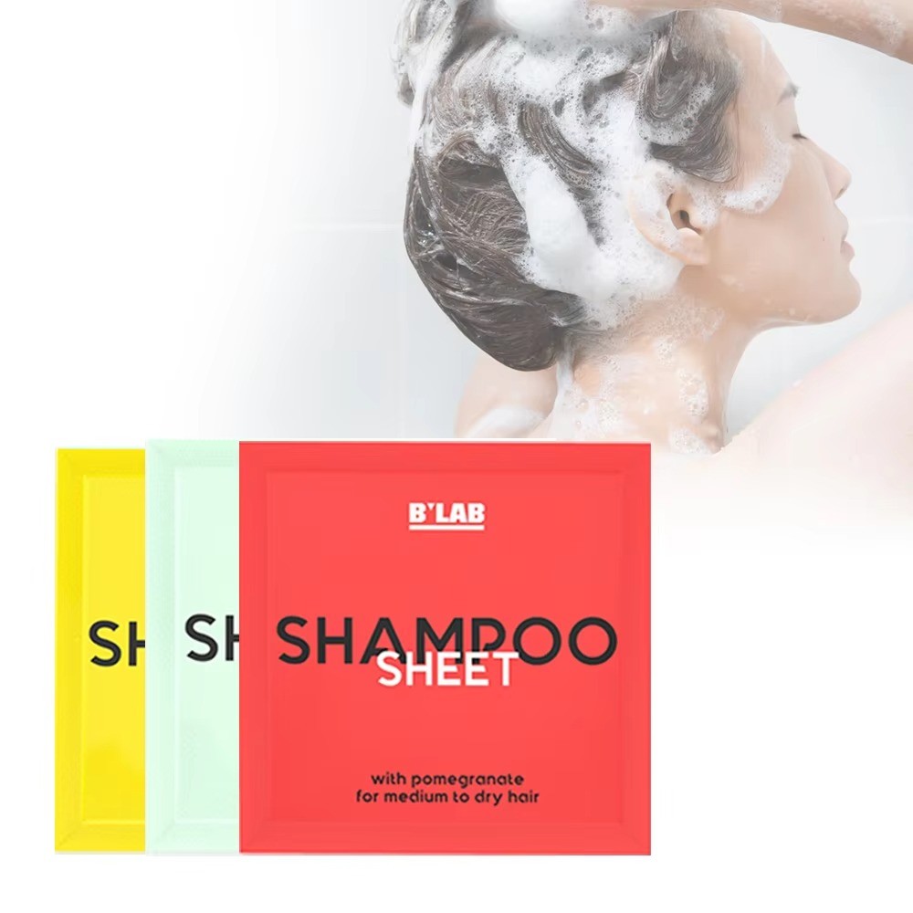 ODM OEM Shampoo Tablets Eco Friendly Hair Care Dissolve Sachet Rich Foaming