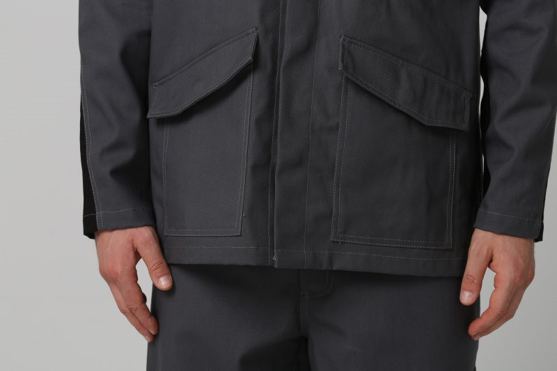 Welding Industry EN11612 Arc Flash Coat , 350gsm Arc Protection Suit