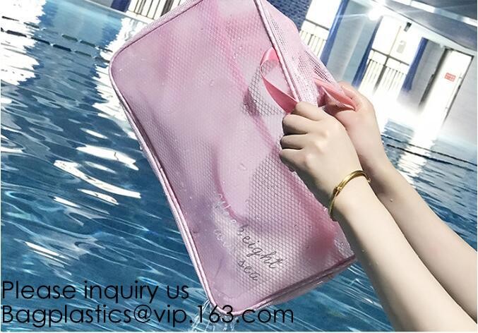 Promotion Travel PVC Cosmetic Pouch,PVC Makeup Bag Pouches Tote Clear Transparent Cosmetic Travel Bag For Sale