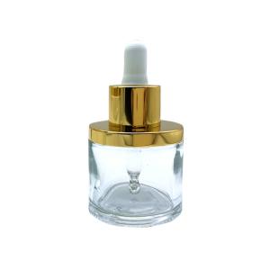 Cylinder 30ml Aromatherapy Perfume Eye Dropper Bottles With Cap
