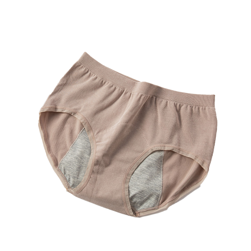 Menstrual Women Cotton Panties Antileakage High Waisted Type
