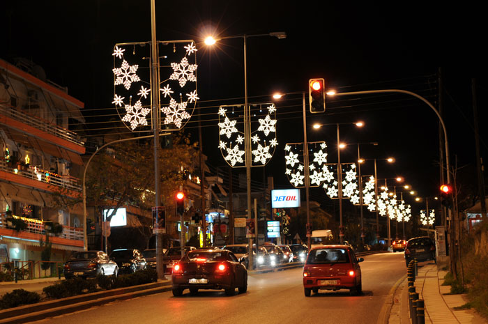 Christmas LED street motif decoration lighting