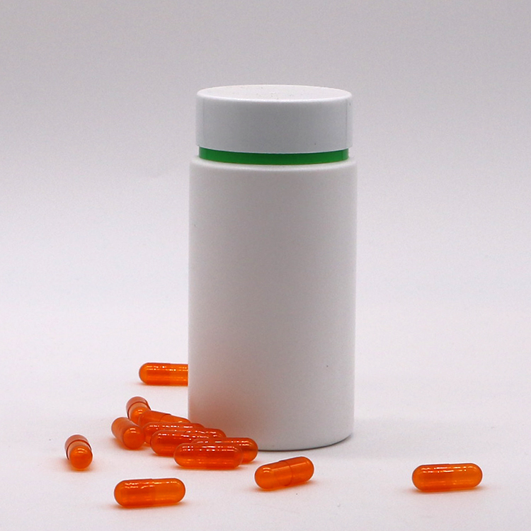 Screw Cap 175ML HDPE Plastic Pill Bottle for Pill Two Layer Customized Color PE Caps