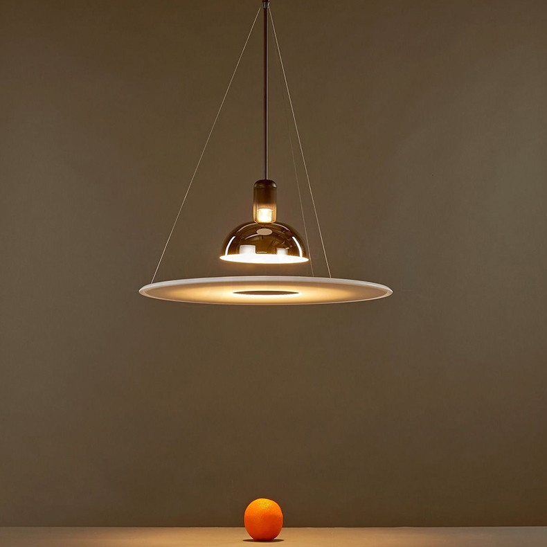 Nordic Bar Led Restaurant Modern Pendant Light D400mm AC 265V