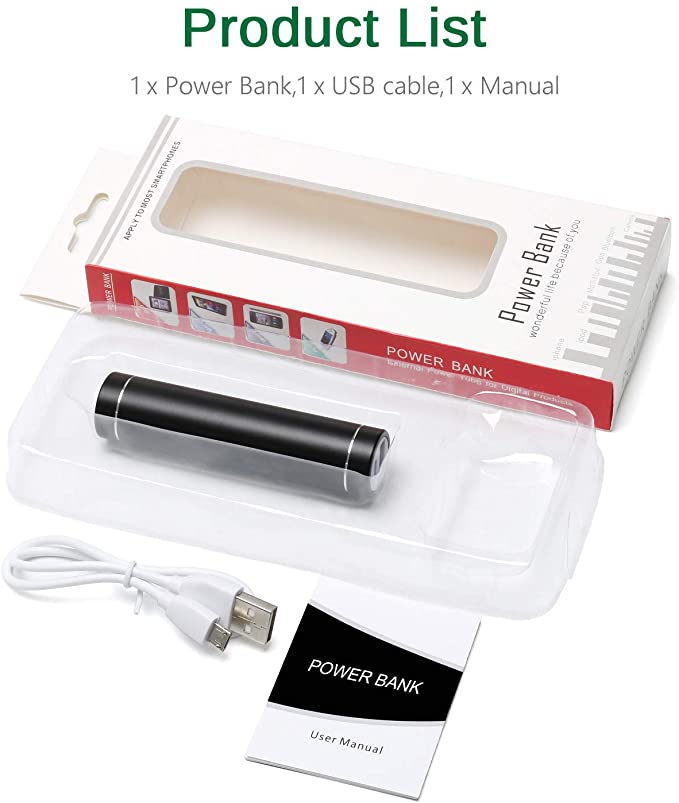 Plastic MSDS Fish Mouth 5V1A 6000mAh USB Stick Drive