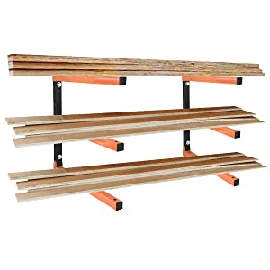Lumber Storage Metal Rack Wood Rack Organizer Five Layers Detachable