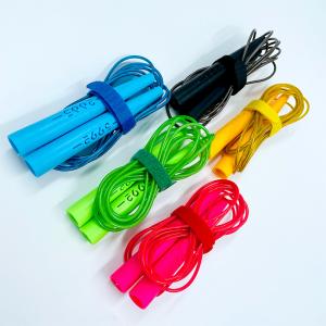 PVC Stainless Steel Jump Rope PP Handle Adjustable Jumping Rope
