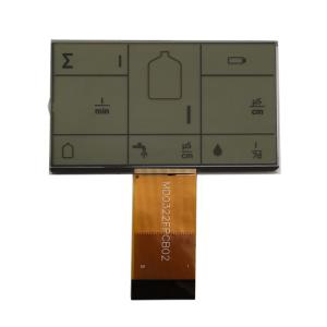 3.0V Custom LCD Panel Black Silk Screen Segmented TN Transmissive FPC Connect