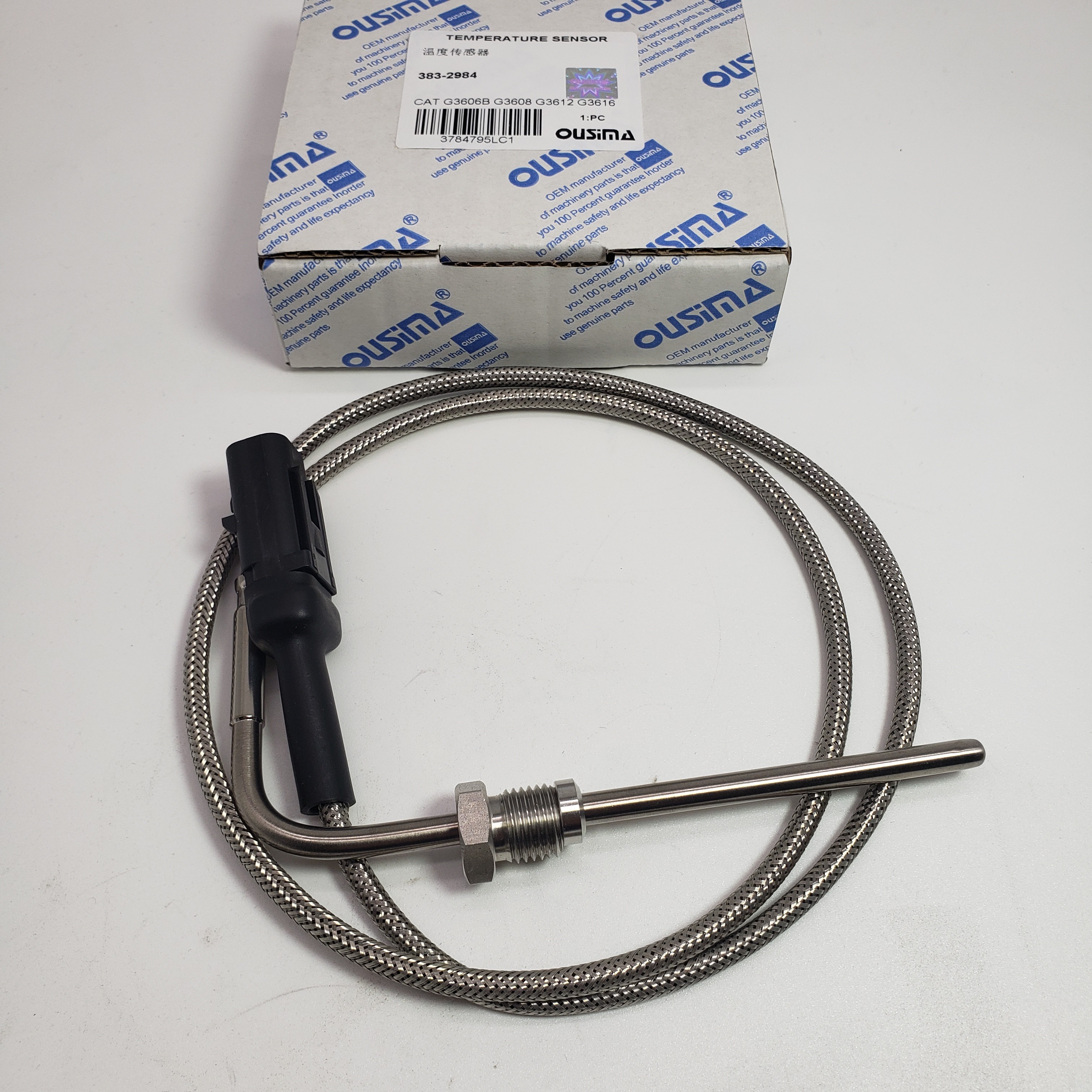 Temperature Sensor 383-2984 3832984 For CAT C280-6 G3606B G3608 G3612 G3616