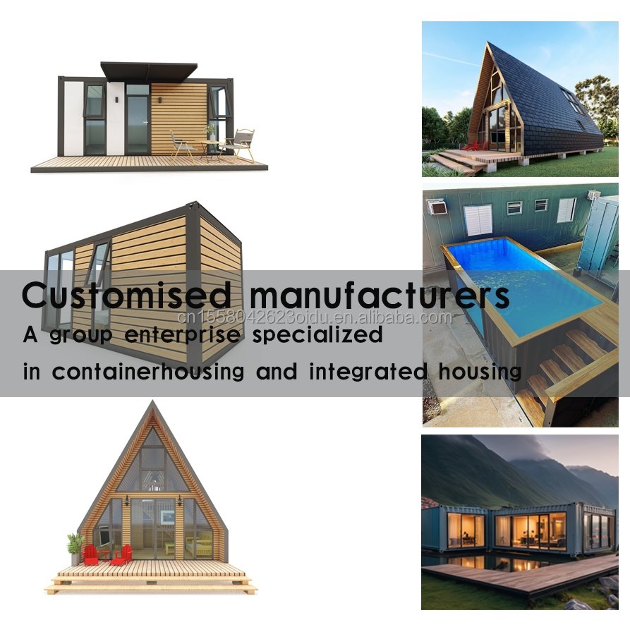 Park Container House Stylish Prefab Houses for Unique Kiosk Concept 10ft 20ft Kitchen Coffee Bar Container