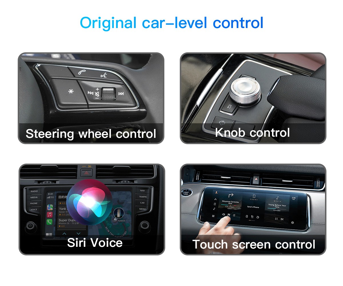 5V±0.2V 1.0A Power Input Carplay AI Box 8GB 128GB Built-in GPS Wifi Wireless Streaming Box