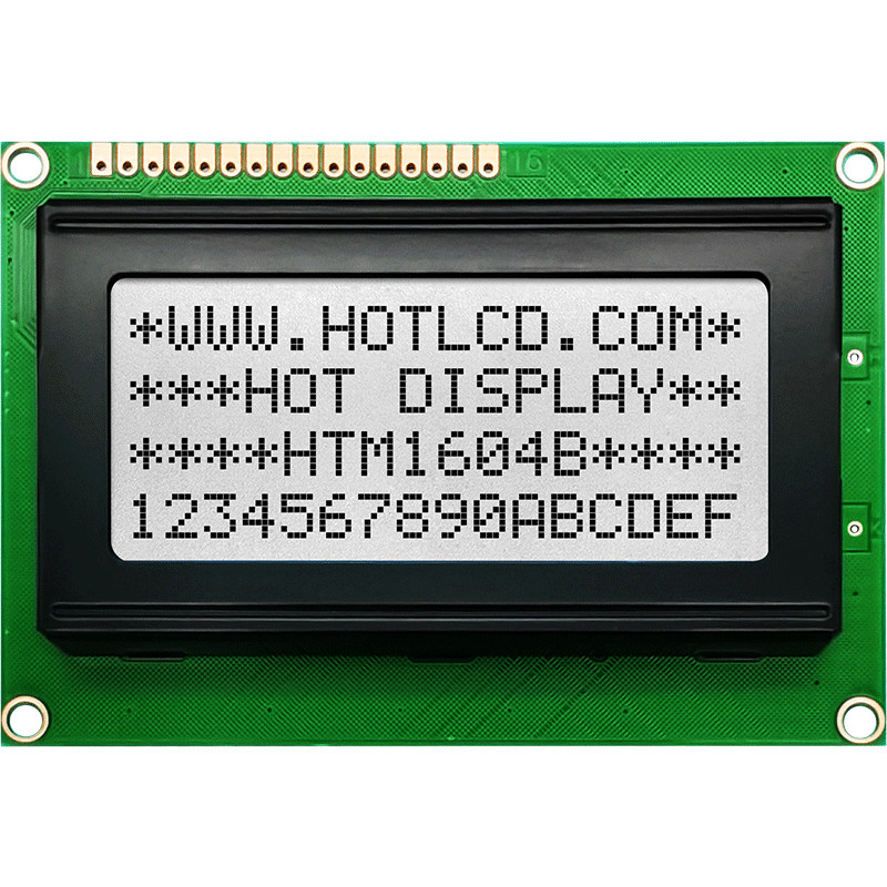COB 16X4 Character LCD Module LCD With White Side Backlight HTM1604B