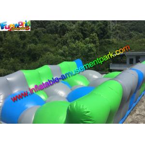 Vinyl Inflatable Obstacle Course Jump Around / Jumping Obstacle Track Inflatable