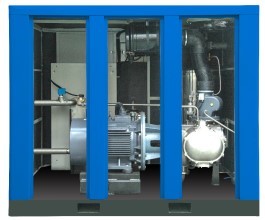 0.4 Mpa Oil Free Screw Air Compressor , Industrial Air Machine Air Compressor
