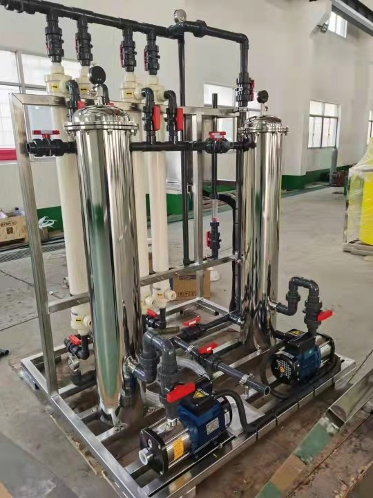 0.03um PVDF Ultrafiltration Equipment UF System 40C For Water Purification