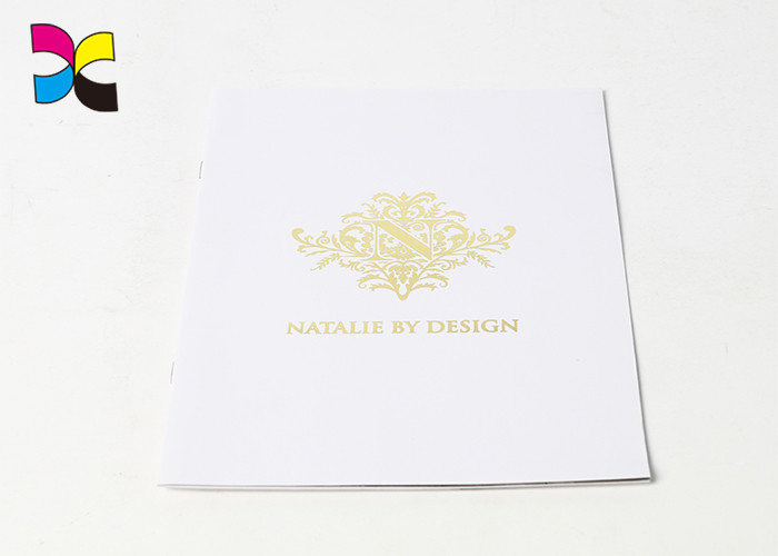 Art Paper Customized Photo Book Printing Golden Foil Cover Matte Perfect Binding