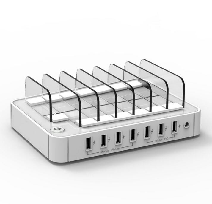 Fast Charging multi port USB phone charger 7 Ports Station Dock Stand Holder For iPhone X 8 7 6 6S 5 Samsung xiaomi redm