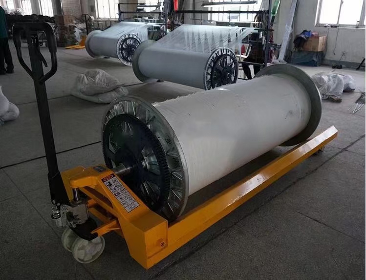 Hydraulic Empty Warp Beam Trolley High Capacity Carrying 2.5 Ton