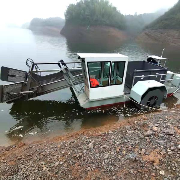 Semi-Automatic Hydraulic Aquatic Plant Weed Harvester for River Reed/Hyacinth