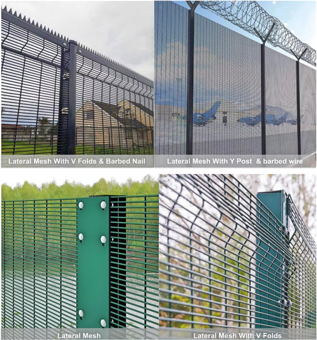 Clear View Anti Cut 358 Mesh Fence Anti Climb High Security Welded Wire