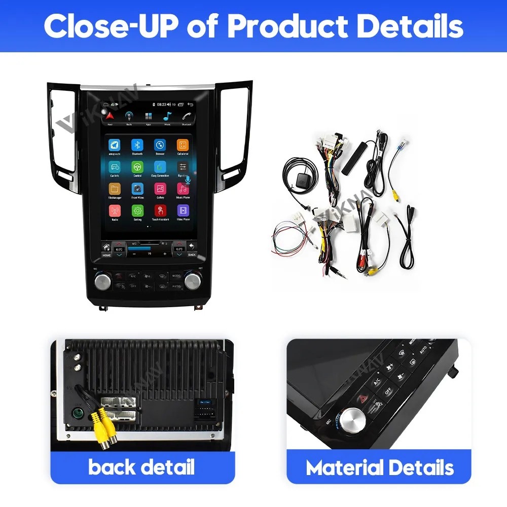 For 2012-2019 Infiniti FX35 QX70 12.1 Inch 8 Core Stereo Android GPS Navigation Multimedia Player Wireless Carplay BT 4G