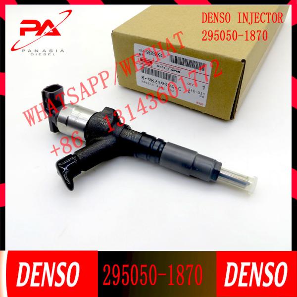 Genuine common rail fuel injector 8982599940 295050-1870 4jh1 engine diesel fuel