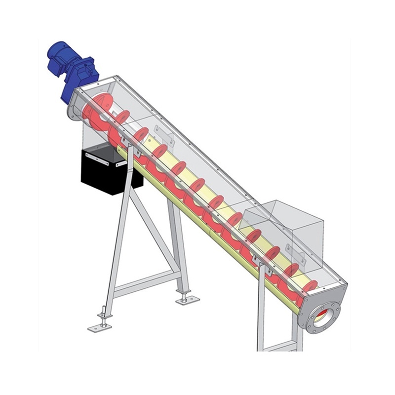 OEM Custom Stainless Steel Auger Conveyor Machine Flexible Screw Conveyor for Cement