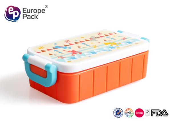 Quality Portable Dustproof Kids Plastic Lunch Boxes Toddler Lunch Containers for sale