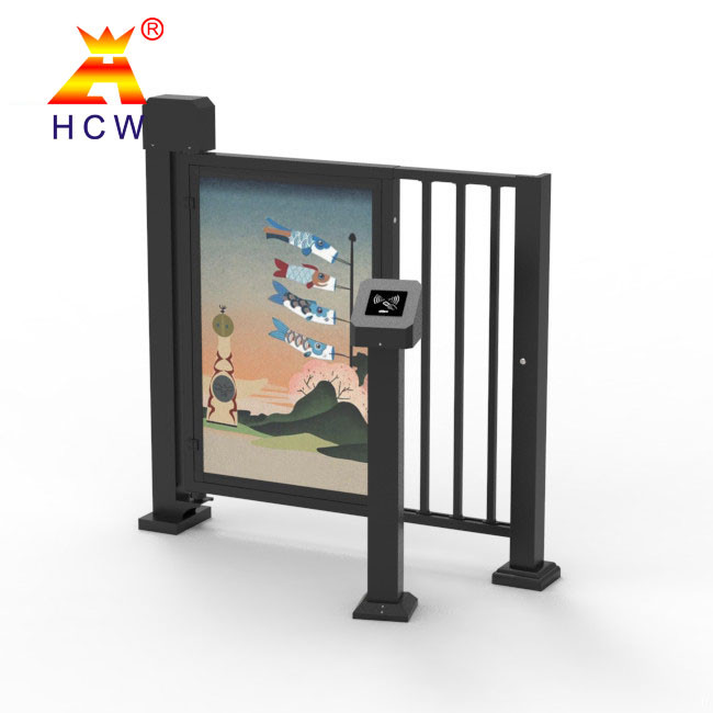 Advertising Fencing Barrier Gate Automatic Anti Crash Residential Access Control