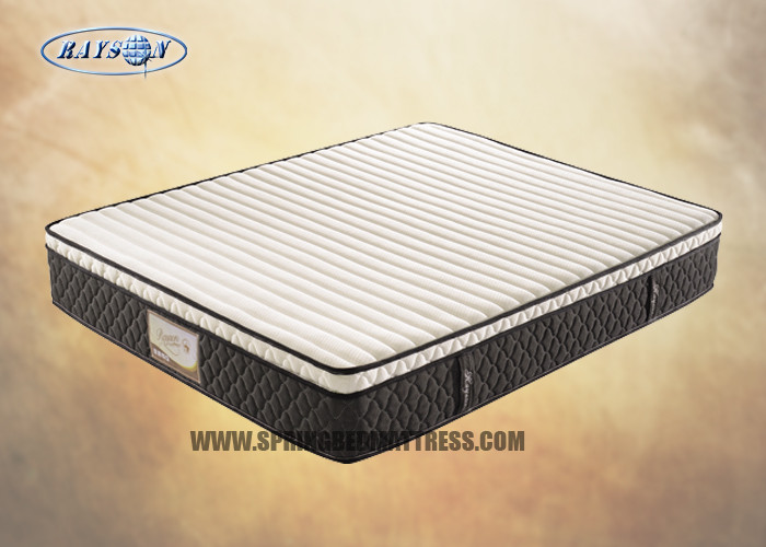 White Euro Box Roll Up Mattress , Euro Pillow Top Mattress Fire - Retardant