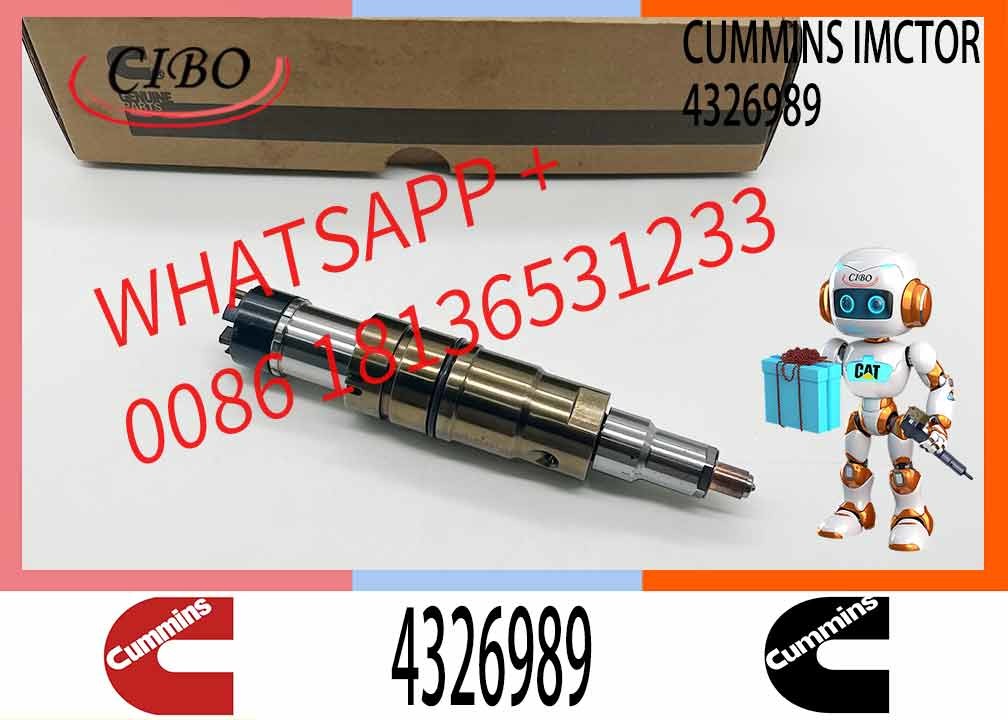 Genuine Diesel Common Rail Fuel Injector 4955080 2872544 For ISZ Engine Parts 4326959 4326989