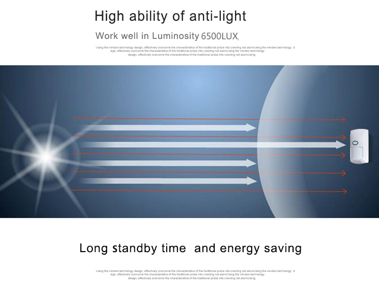 New model alarm system low power consumption cable anti-pet detector