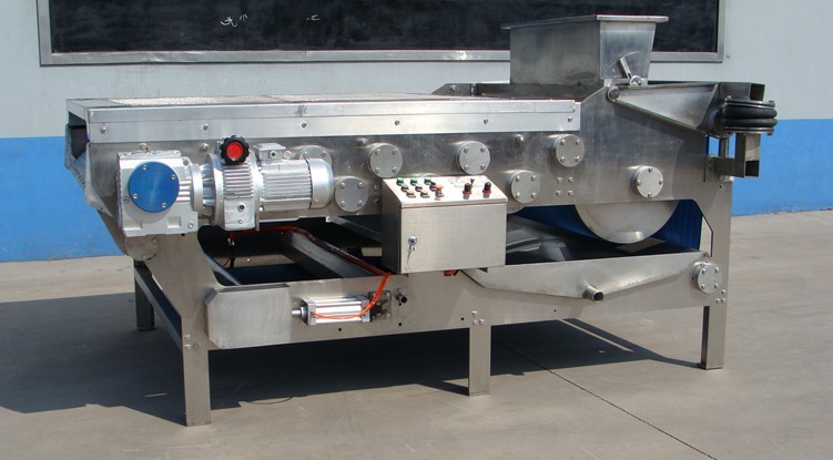 250mm Sludge Press Machine , 1.5Kw Screw Press Wastewater Treatment