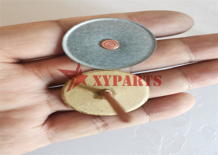 Galvanized Steel 3/4 '' Cup Head Weld Pins For Heat Insulation Rock Wool