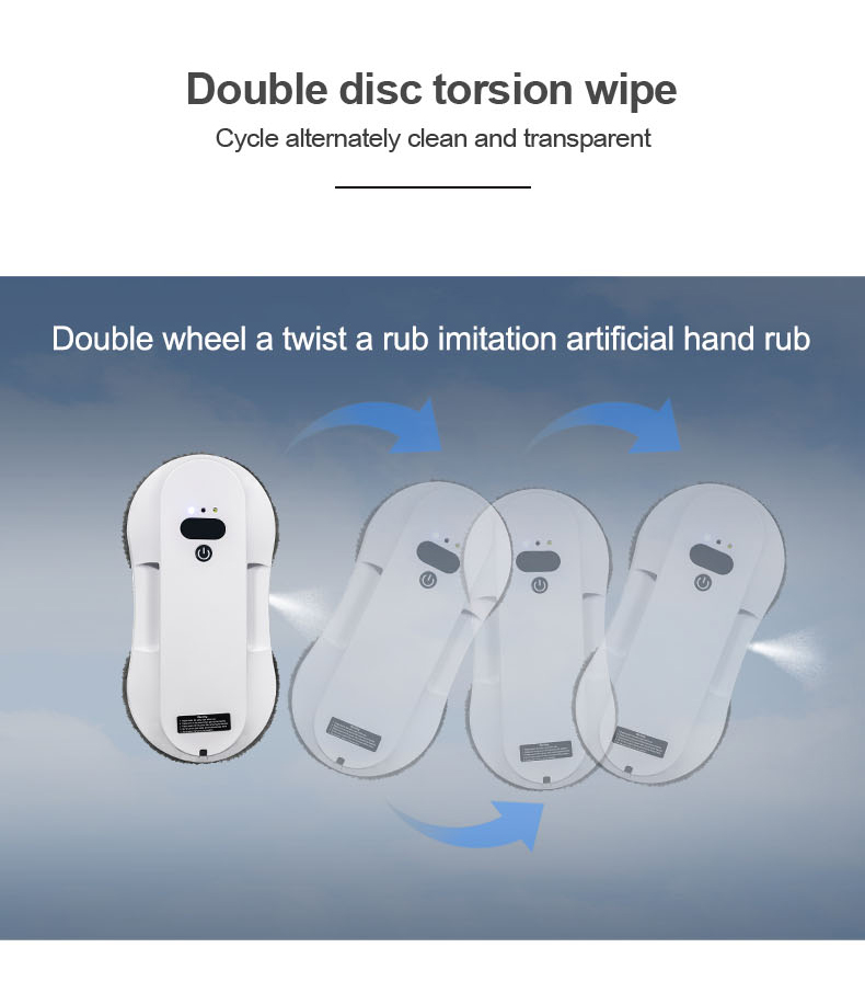 AC110-240v Voltage Smart Window Cleaner Robot for Easy and Convenient Glass Cleaning