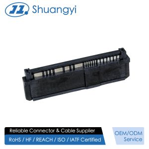  SAS 68-Pin Female Connector Solder Type | Gold-Plated Electronic Signal Terminal for PCIe 5.0, Server, Automotive, PCB Applications Manufactures