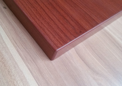 Wooden Lockable Office File Cabinets Light Cherry Color With Swing Door