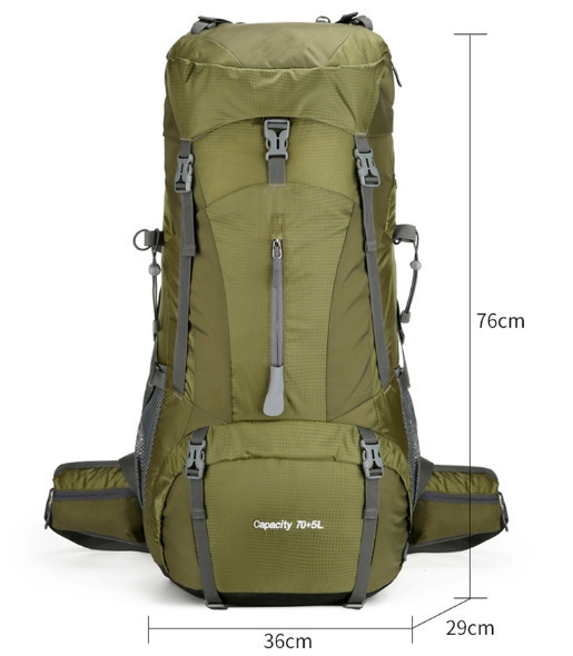Reflective Printing Easy Strap Hiking Rucksack For Lightweight Backpacking