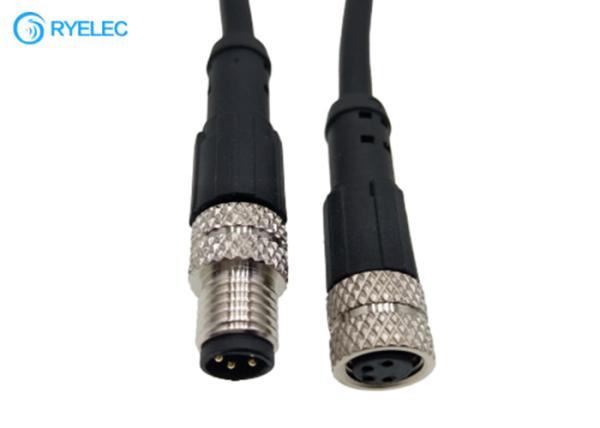 M8 4P Waterproof Aviation Molded Male To Female Plug To Socket Antenna Extension