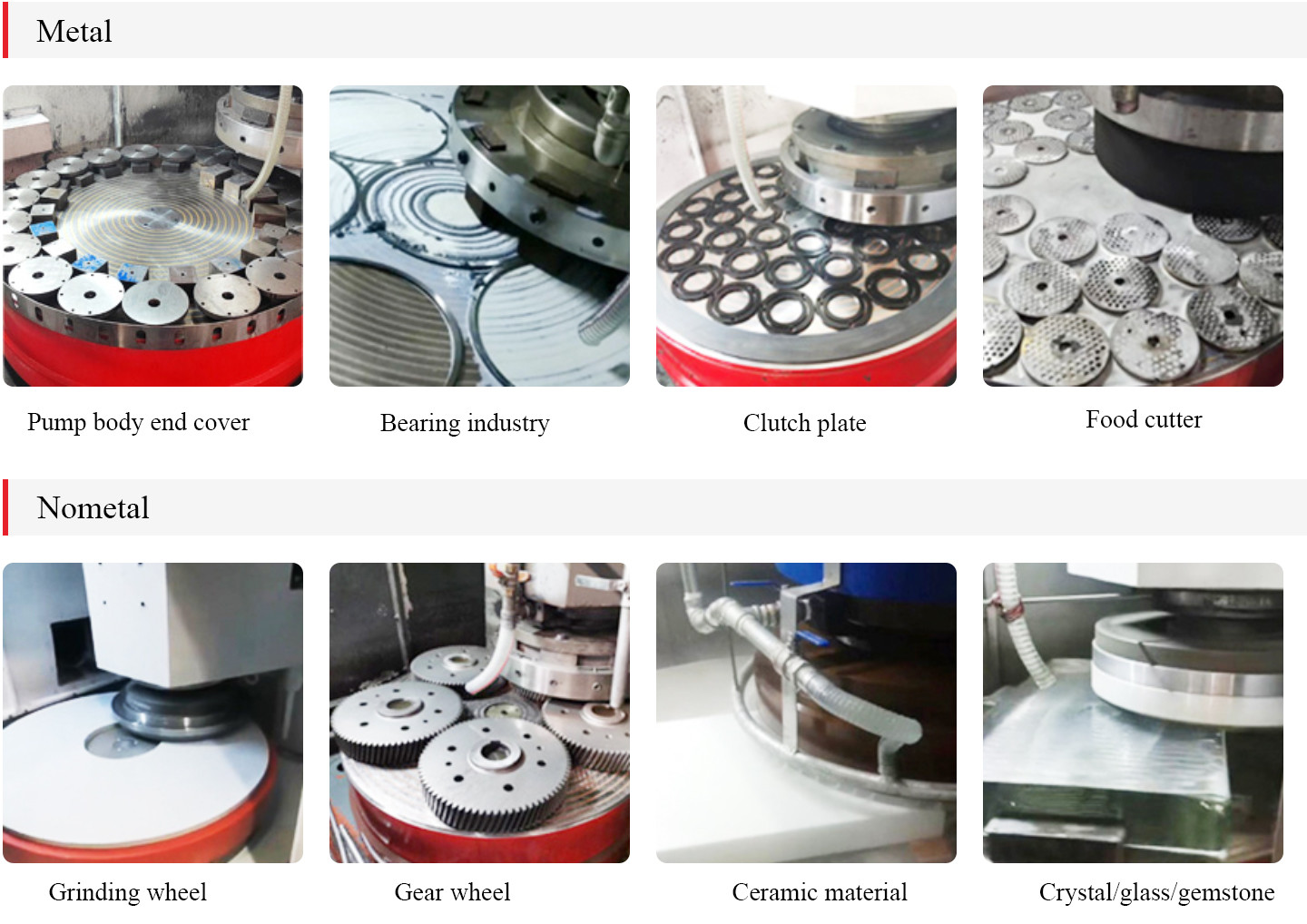Horizontal Surface Grinding Machine With Rotary Round Table HDM380 PLC Control Grinding Machine
