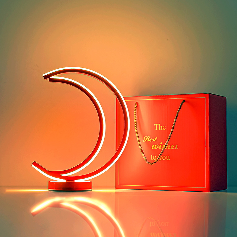 Power Supply Mode Built-in Lithium Battery Wedding Red Creative Lamp for Wedding Room