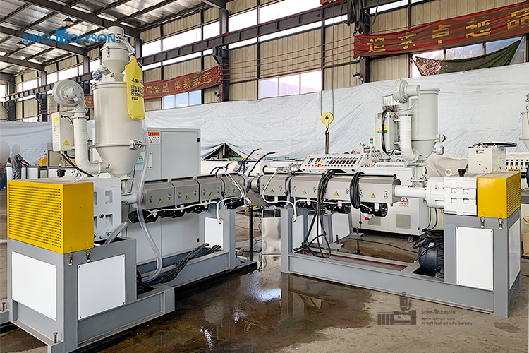 38CrMoAl PVC Flexible Pipe Making Machine 380V 50HZ 3Phase