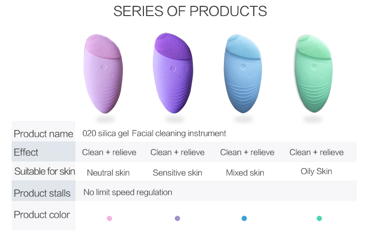 Silicon Sonic Electronic Facial Cleansing Brush 75 G Face Brush Cleaner