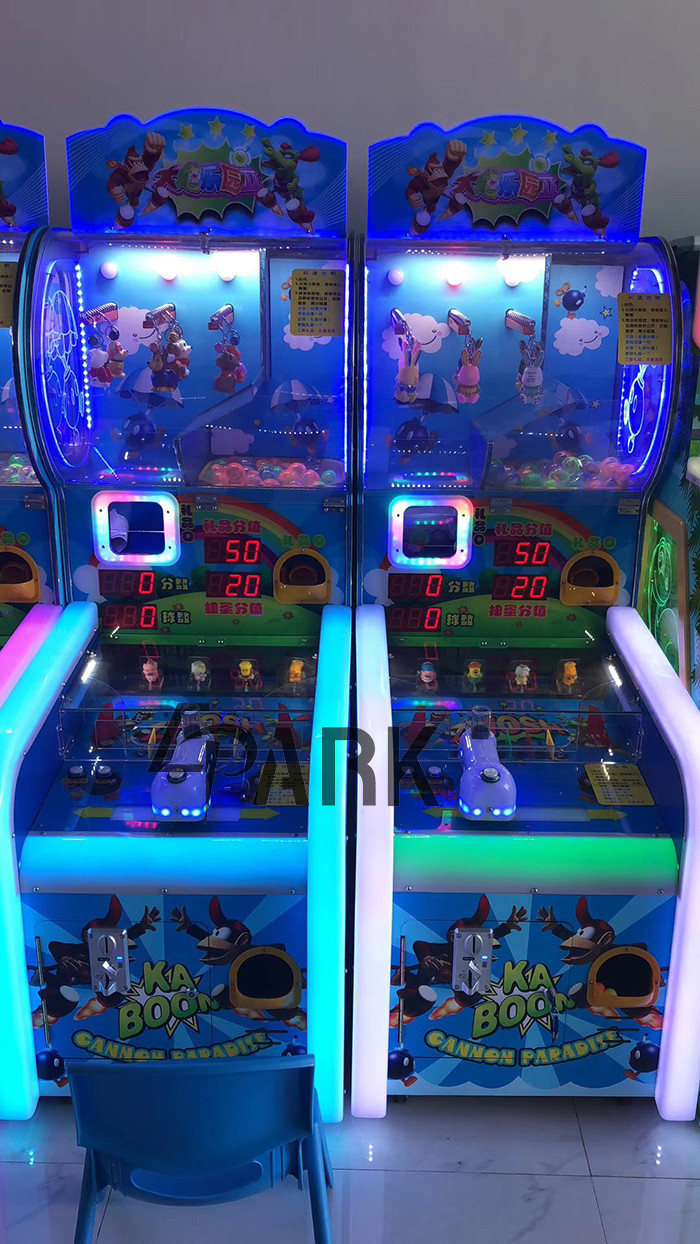 Indoor Amusement Kids Shooting Cannon Paradise Coin Operated Game Machine